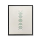 Minimal Moon Phases XI Framed Canvas Print Gallery Image 6
