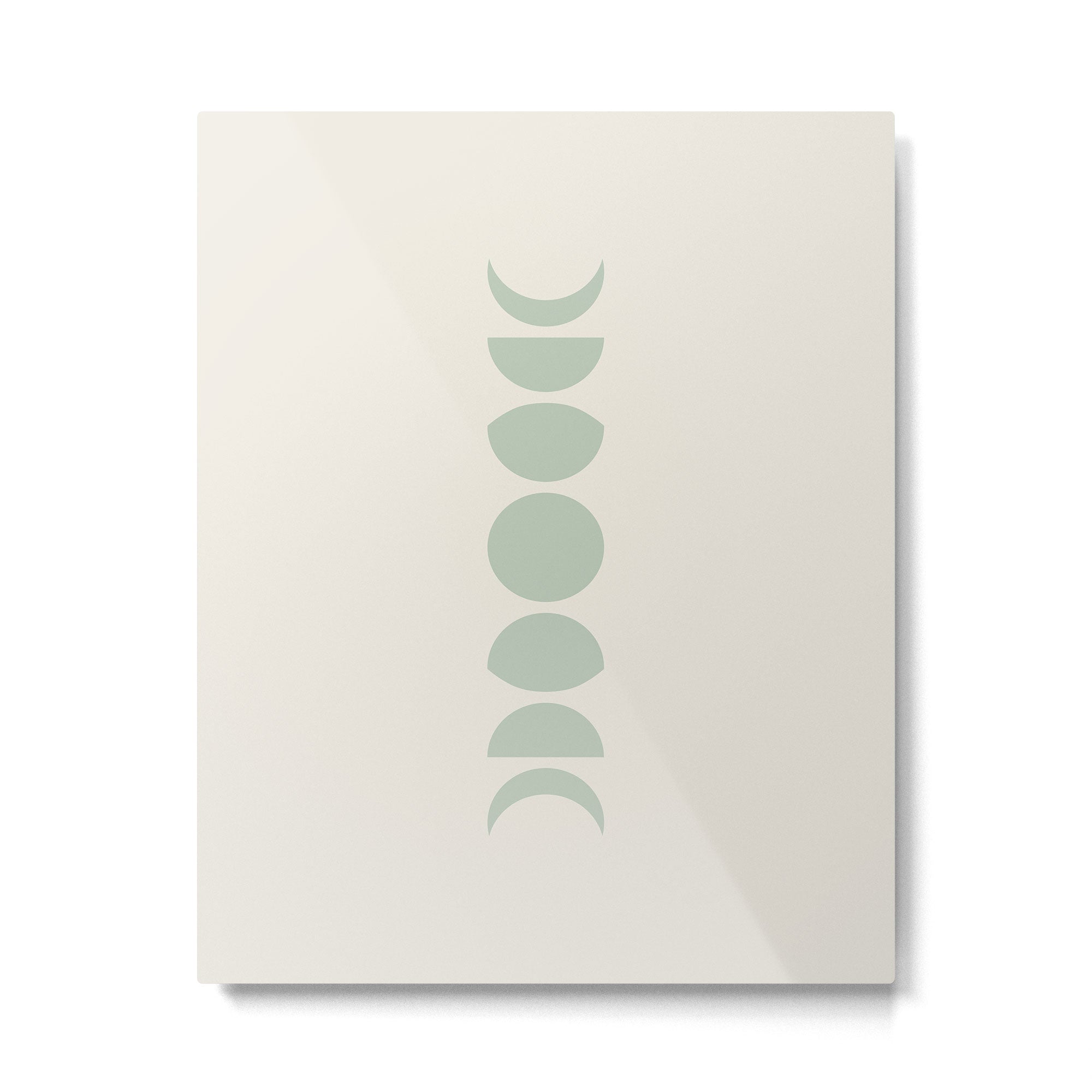 Minimal Moon Phases XI Metal Print Gallery Image 4