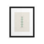 Minimal Moon Phases XI Framed Art Print Gallery Image 5