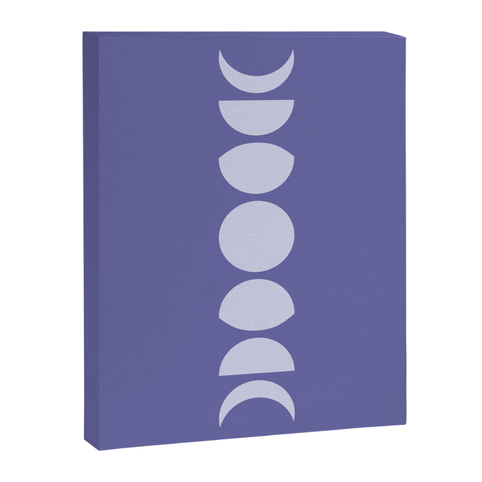Minimal Moon Phases XII Canvas Print Gallery Image 1