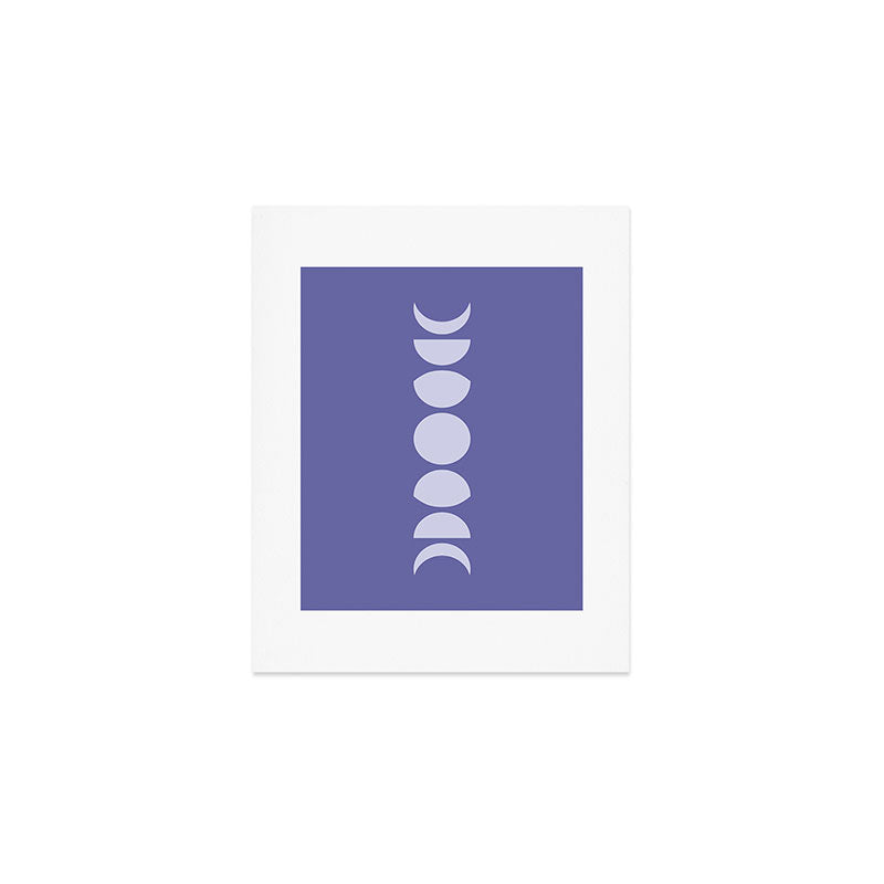 Minimal Moon Phases XII Art Print Gallery Image 1