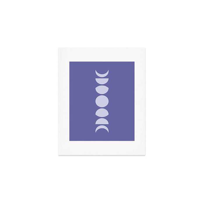 Minimal Moon Phases XII Art Print Gallery Image 1