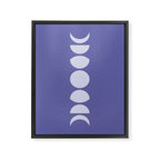 Minimal Moon Phases XII Framed Canvas Print Gallery Image 6