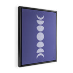 Minimal Moon Phases XII Framed Canvas Print Gallery Image 2
