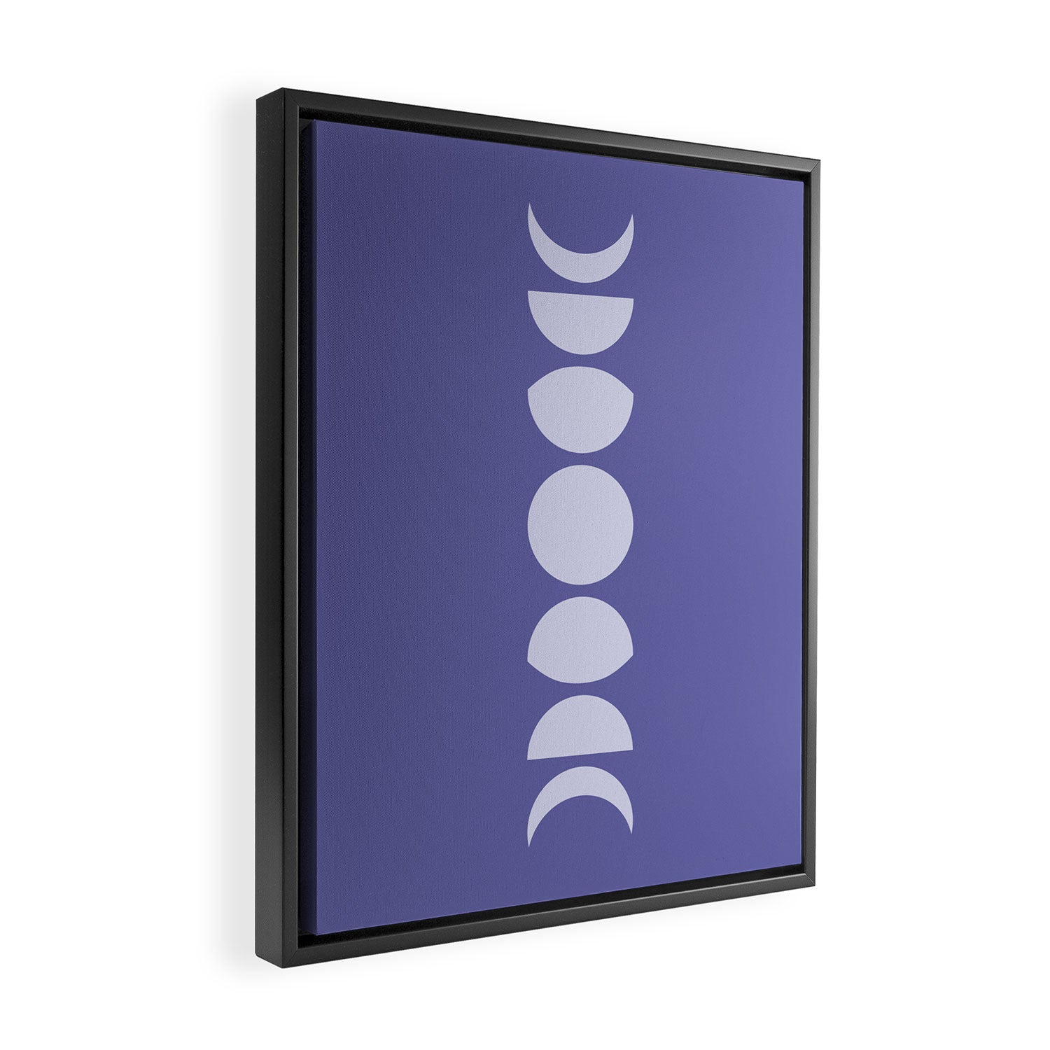 Minimal Moon Phases XII Framed Canvas Print Gallery Image 2