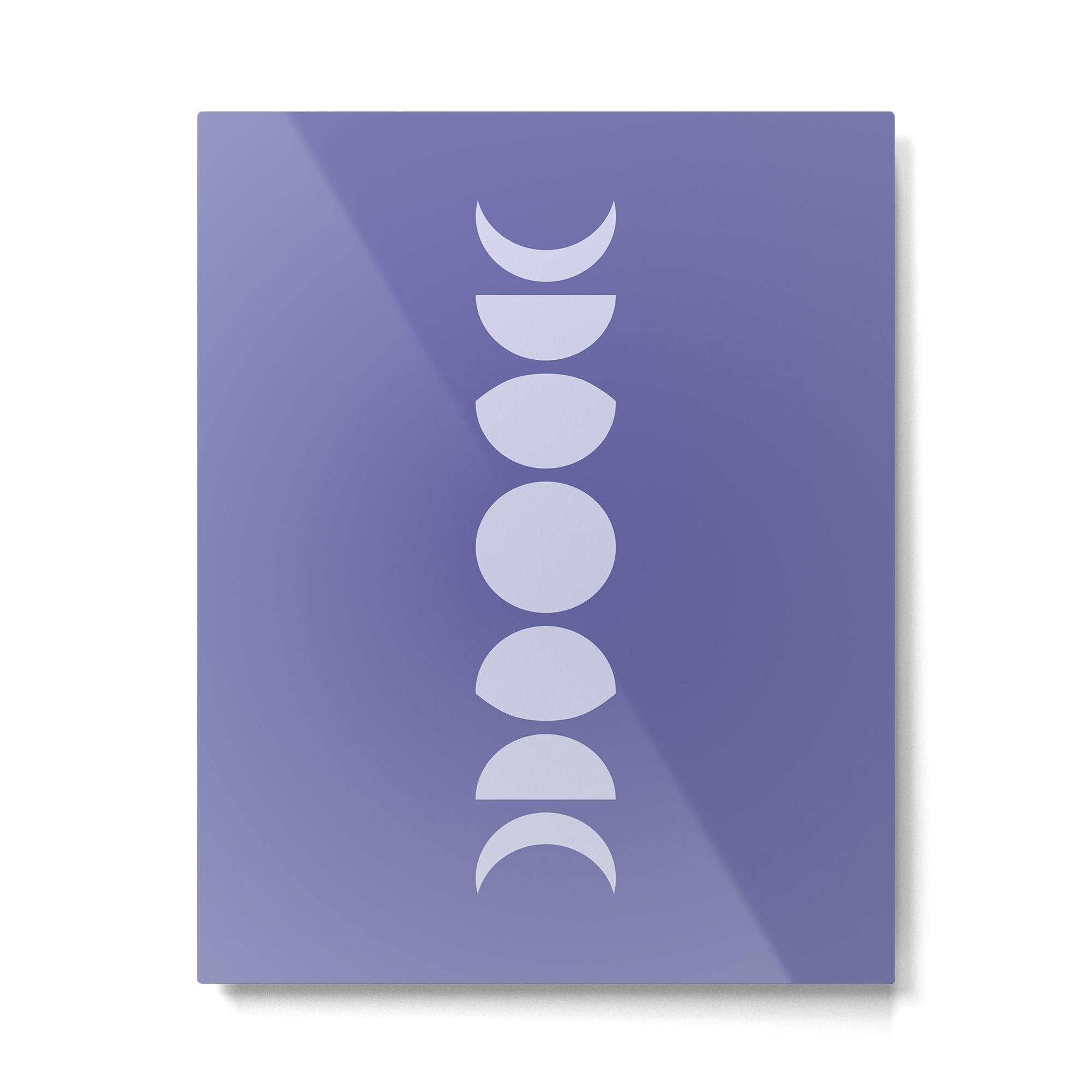 Minimal Moon Phases XII Metal Print Gallery Image 4