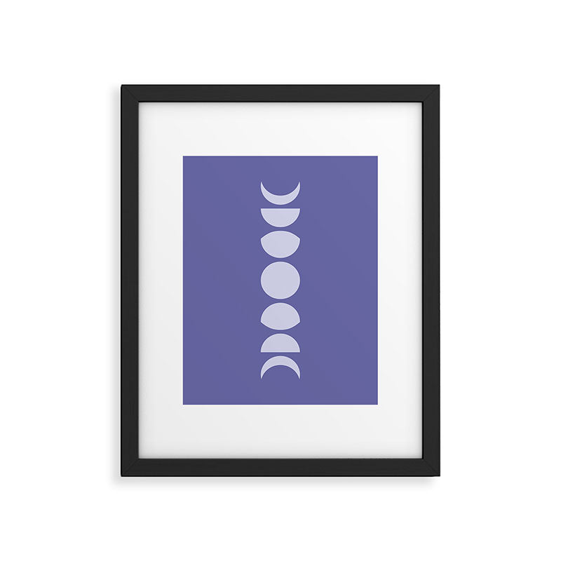 Minimal Moon Phases XII Framed Art Print Gallery Image 5