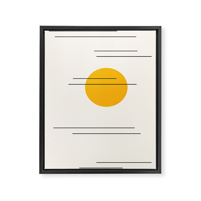 Minimal Sky Abstract XV Framed Canvas Print Gallery Image 6