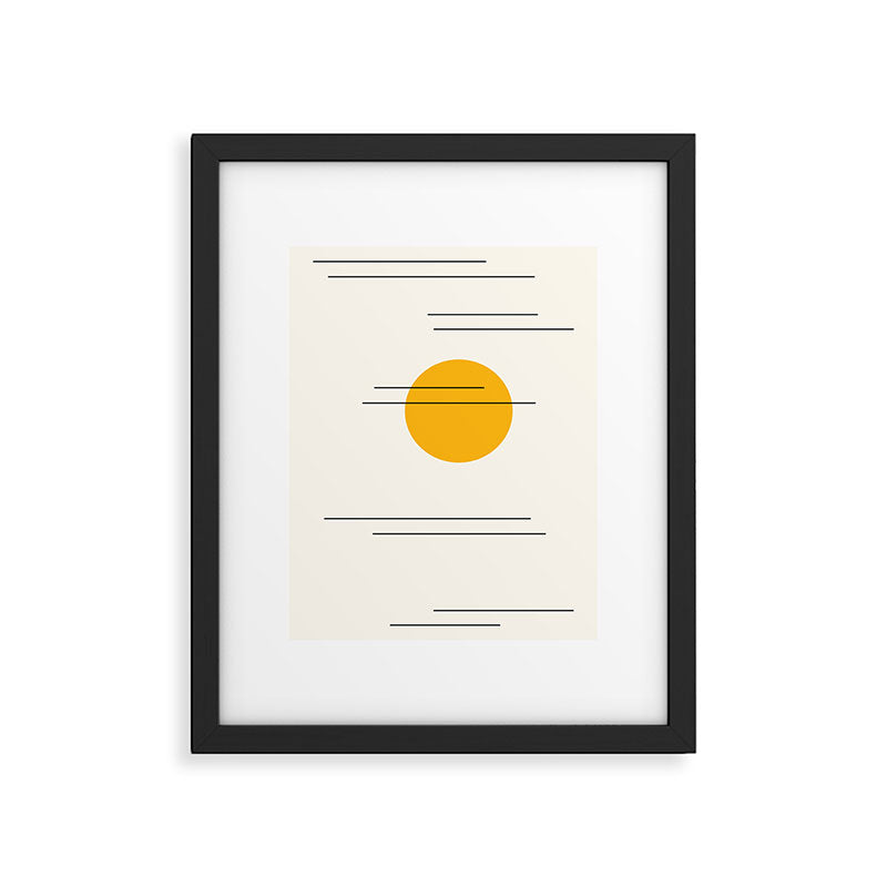 Minimal Sky Abstract XV Framed Art Print Gallery Image 5