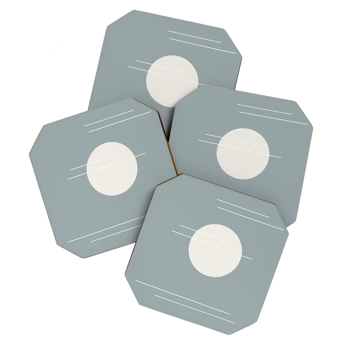 Minimal Sky Abstract XXXVII Coaster Gallery Image 1