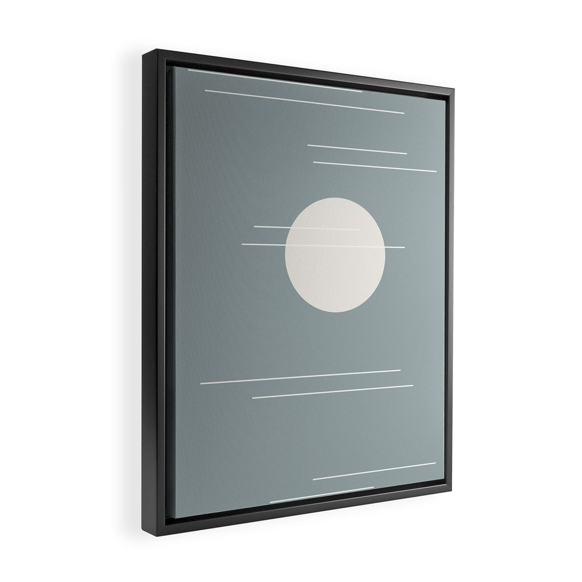 Minimal Sky Abstract XXXVII Framed Canvas Print Gallery Image 2