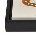 Minimal Snake - Desert Orange II Framed Canvas Print Gallery Image 3