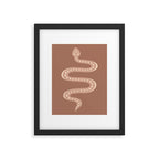 Minimal Snake - Neutral Rose Framed Art Print Gallery Image 5