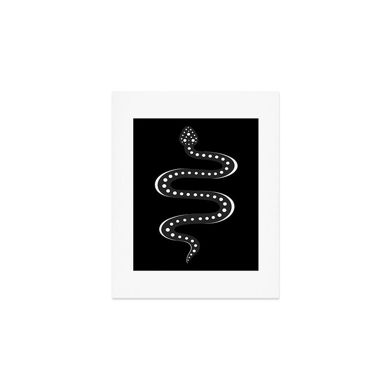 Minimal Snake XV Art Print Gallery Image 1