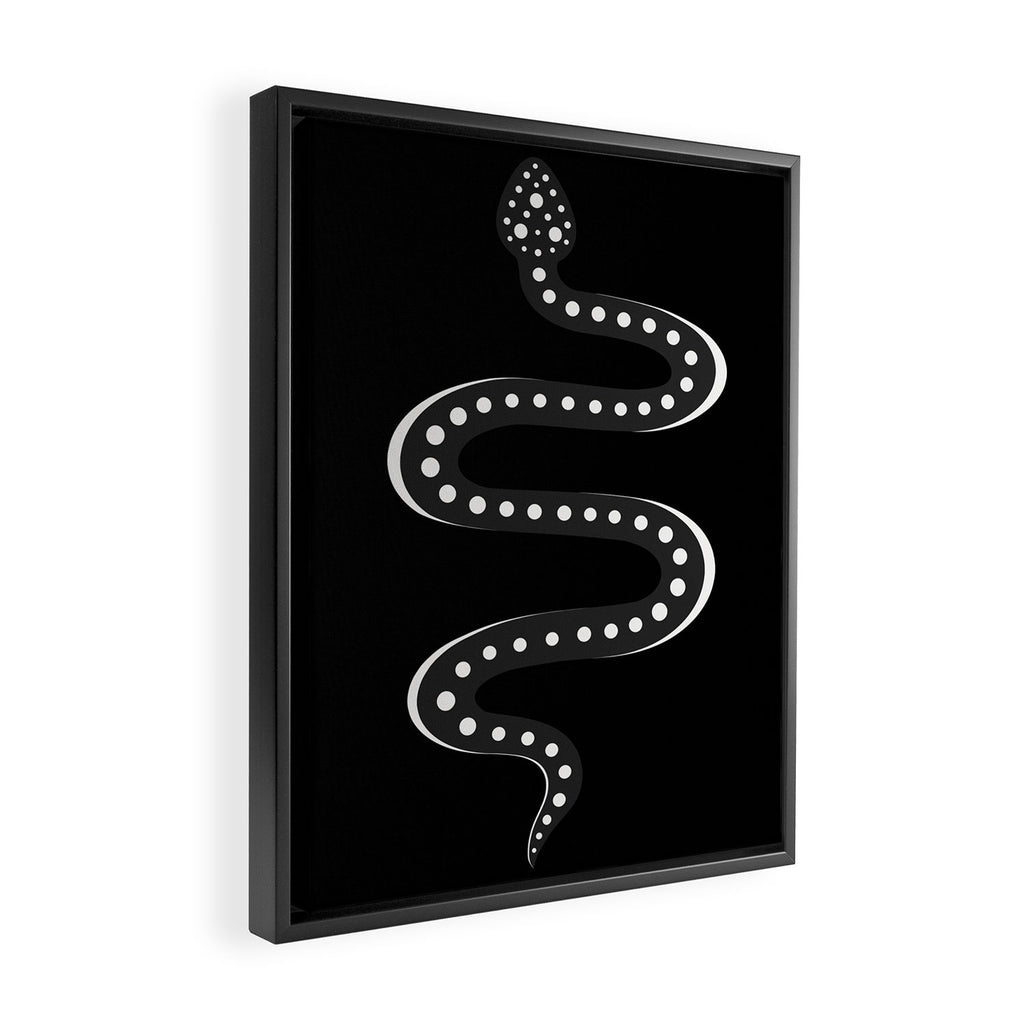Minimal Snake XV Framed Canvas Print Gallery Image 2