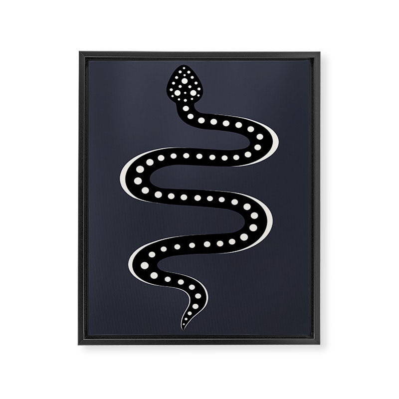 Minimal Snake XXVII Framed Canvas Print Gallery Image 6