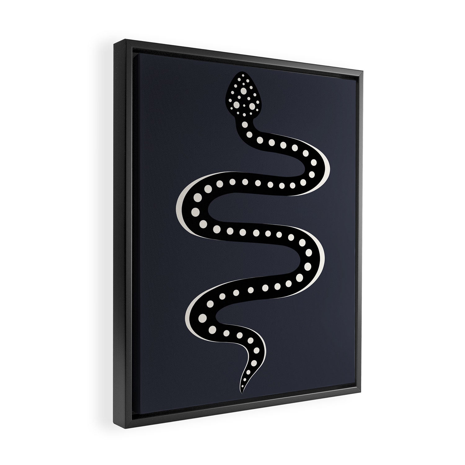 Minimal Snake XXVII Framed Canvas Print Gallery Image 2