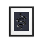 Minimal Snake XXVII Framed Art Print Gallery Image 4