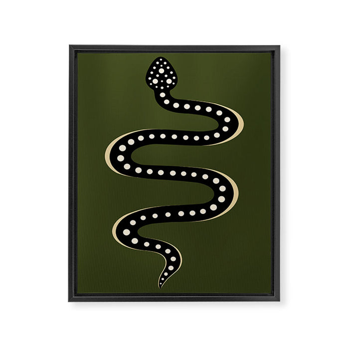 Minimal Snake XXXVI Framed Canvas Print Gallery Image 1