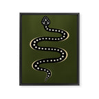 Minimal Snake XXXVI Framed Canvas Print Gallery Image 6