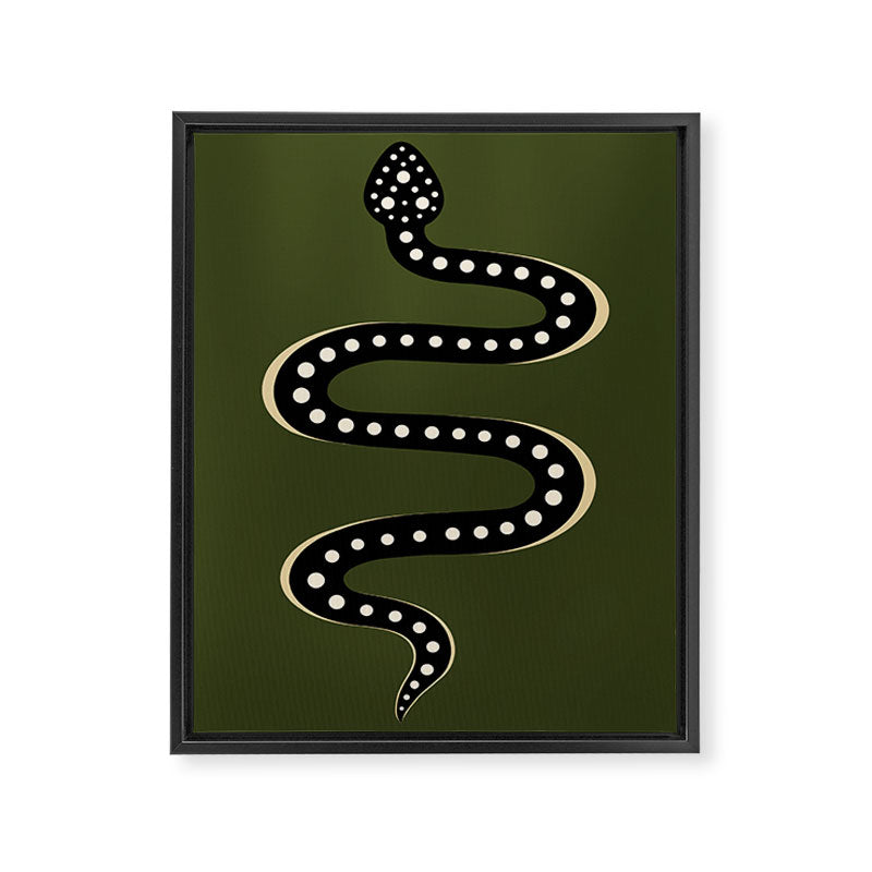 Minimal Snake XXXVI Framed Canvas Print Gallery Image 6