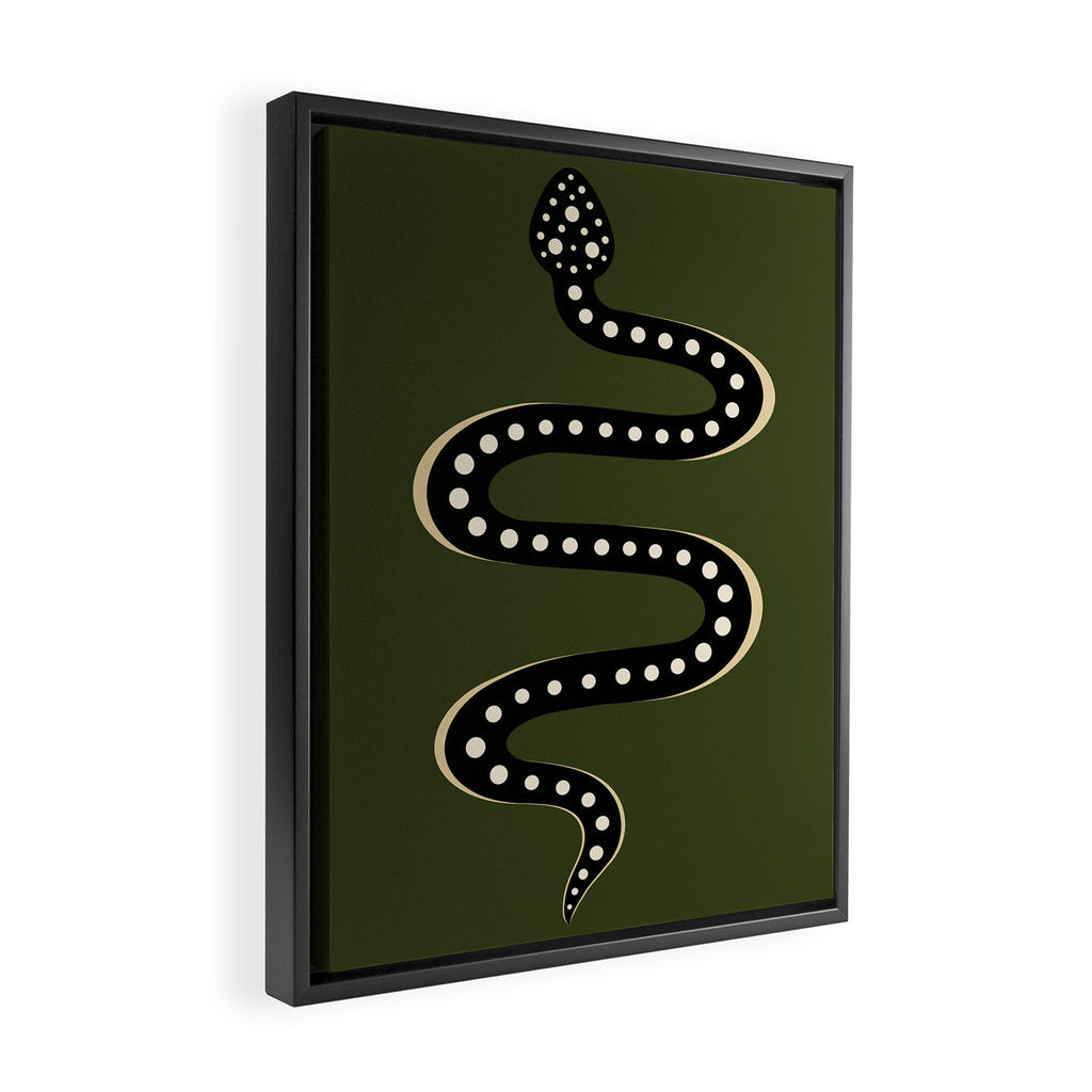 Minimal Snake XXXVI Framed Canvas Print Gallery Image 2