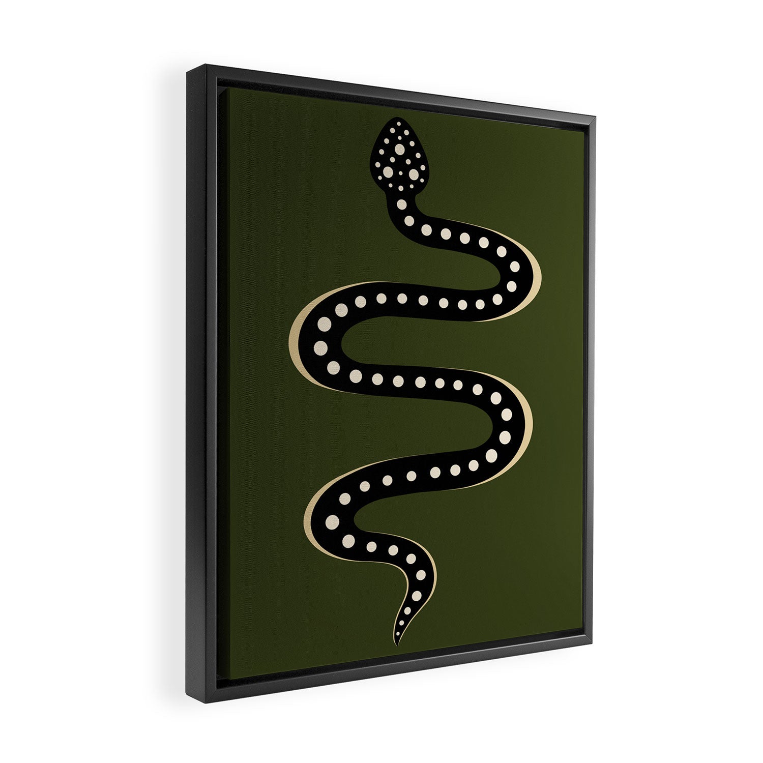 Minimal Snake XXXVI Framed Canvas Print Gallery Image 2