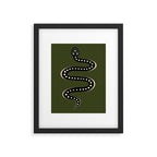 Minimal Snake XXXVI Framed Art Print Gallery Image 4