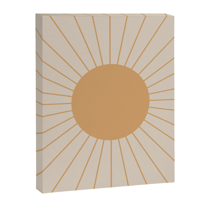 Minimal Sunrays Canvas Print Gallery Image 1