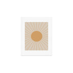 Minimal Sunrays Art Print Gallery Image 1