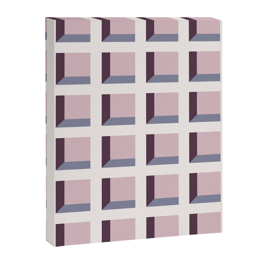 Minimalist 3D Pattern VIII Canvas Print Gallery Image 8