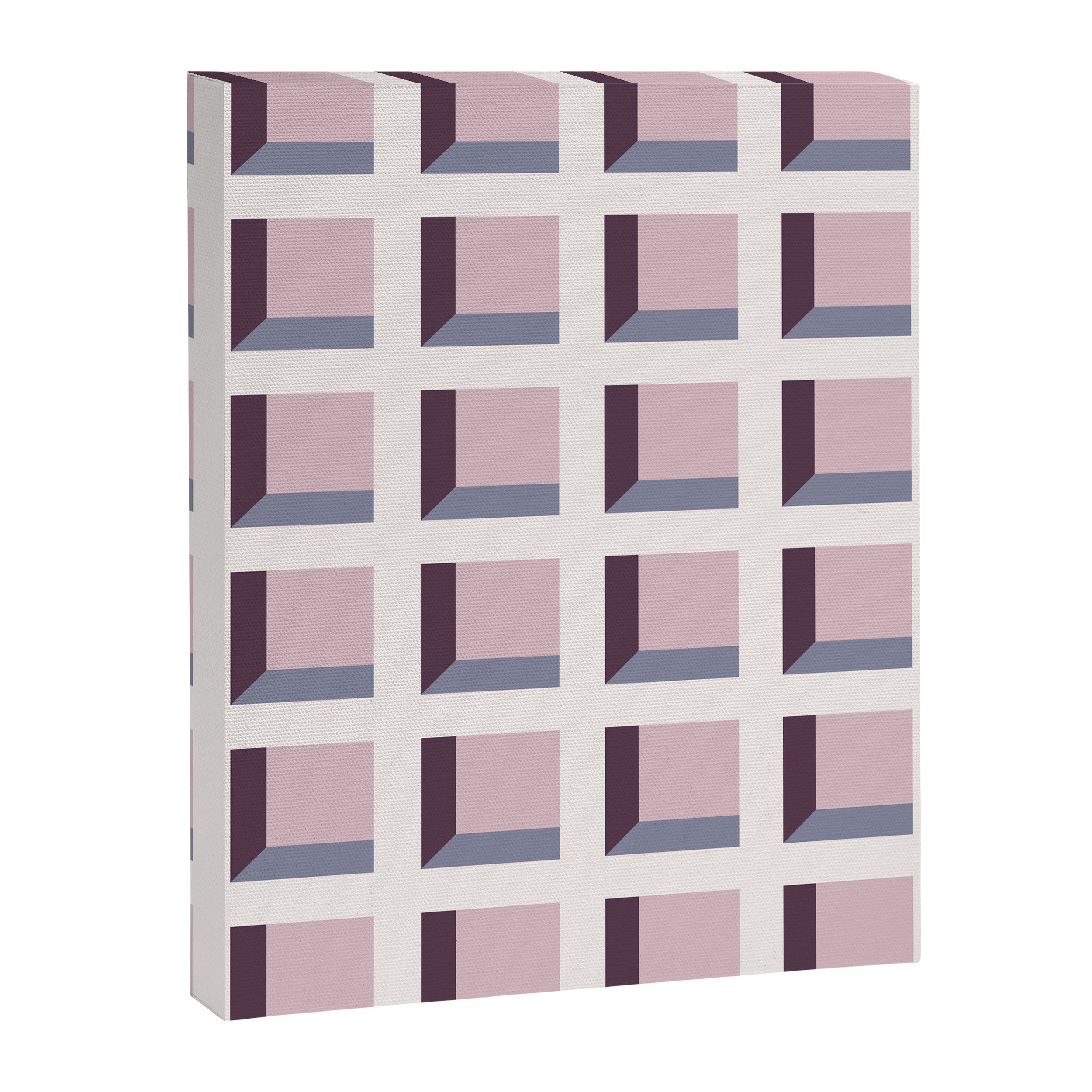 Minimalist 3D Pattern VIII Canvas Print Gallery Image 8