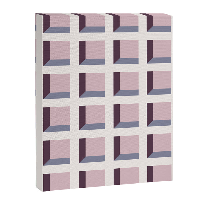 Minimalist 3D Pattern VIII Canvas Print Gallery Image 1