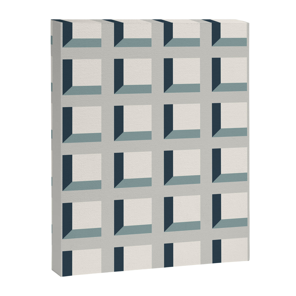 Minimalist 3D Pattern XI Canvas Print Gallery Image 8