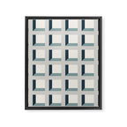 Minimalist 3D Pattern XI Framed Canvas Print Gallery Image 8