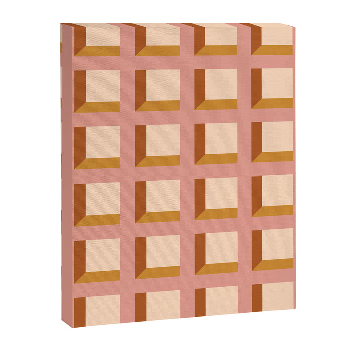 Minimalist 3D Pattern XIII Canvas Print Gallery Image 1