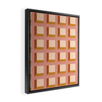 Minimalist 3D Pattern XIII Framed Canvas Print Gallery Image 2