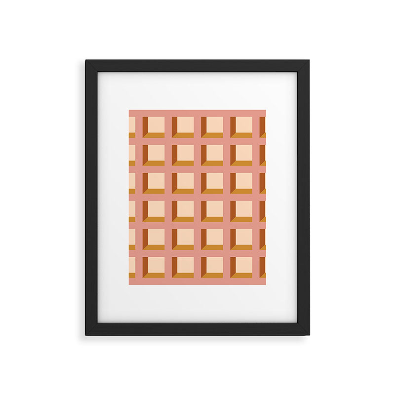 Minimalist 3D Pattern XIII Framed Art Print Gallery Image 6