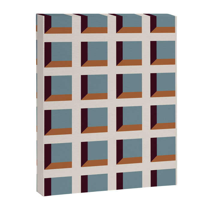 Minimalist 3D Pattern XVIII Canvas Print Gallery Image 1