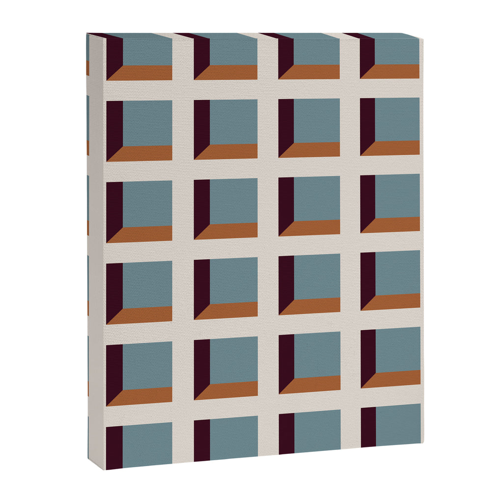 Minimalist 3D Pattern XVIII Canvas Print Gallery Image 8
