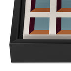 Minimalist 3D Pattern XVIII Framed Canvas Print Gallery Image 3