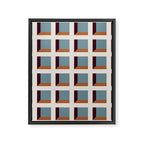 Minimalist 3D Pattern XVIII Framed Canvas Print Gallery Image 8