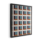 Minimalist 3D Pattern XVIII Framed Canvas Print Gallery Image 2