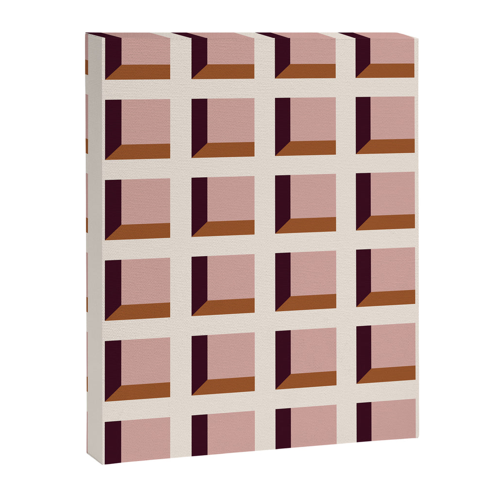 Minimalist 3D Pattern XX Canvas Print Gallery Image 8