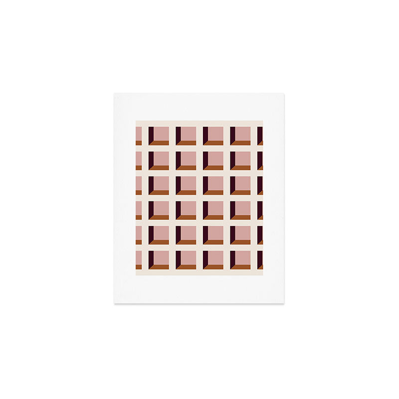 Minimalist 3D Pattern XX Art Print Gallery Image 1