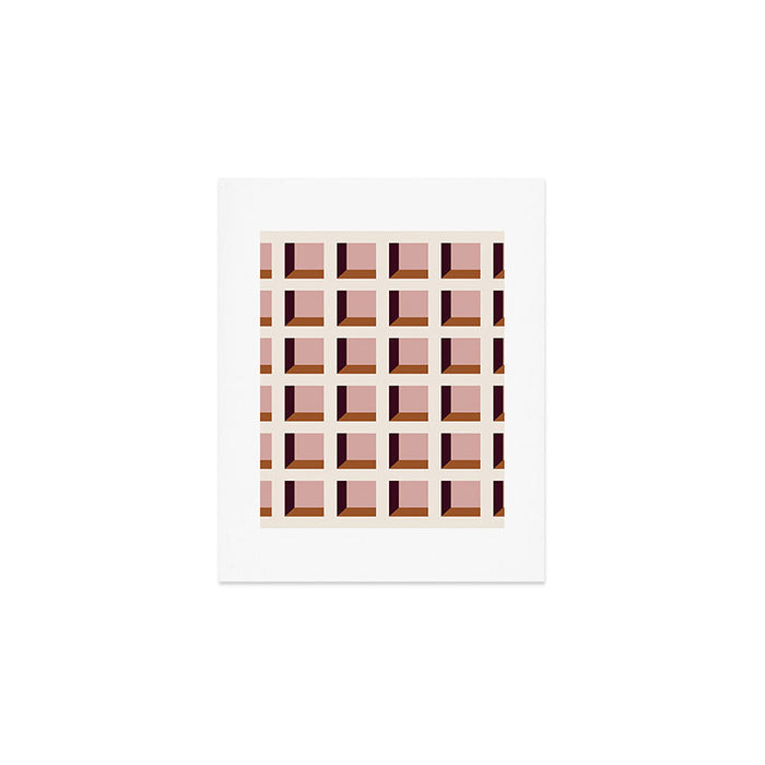 Minimalist 3D Pattern XX Art Print Gallery Image 1