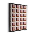 Minimalist 3D Pattern XX Framed Canvas Print Gallery Image 2