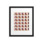 Minimalist 3D Pattern XX Framed Art Print Gallery Image 6