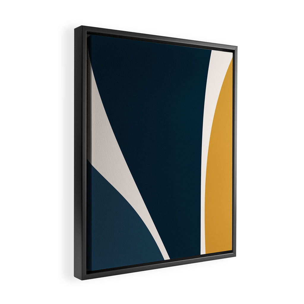 Minimalist Plant Abstract LXV Framed Canvas Print Gallery Image 2