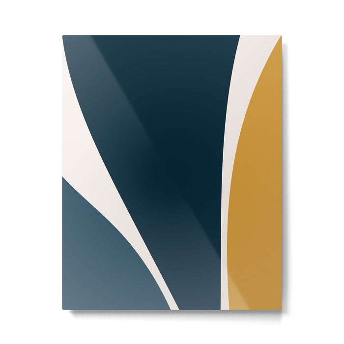 Minimalist Plant Abstract LXV Metal Print Gallery Image 1